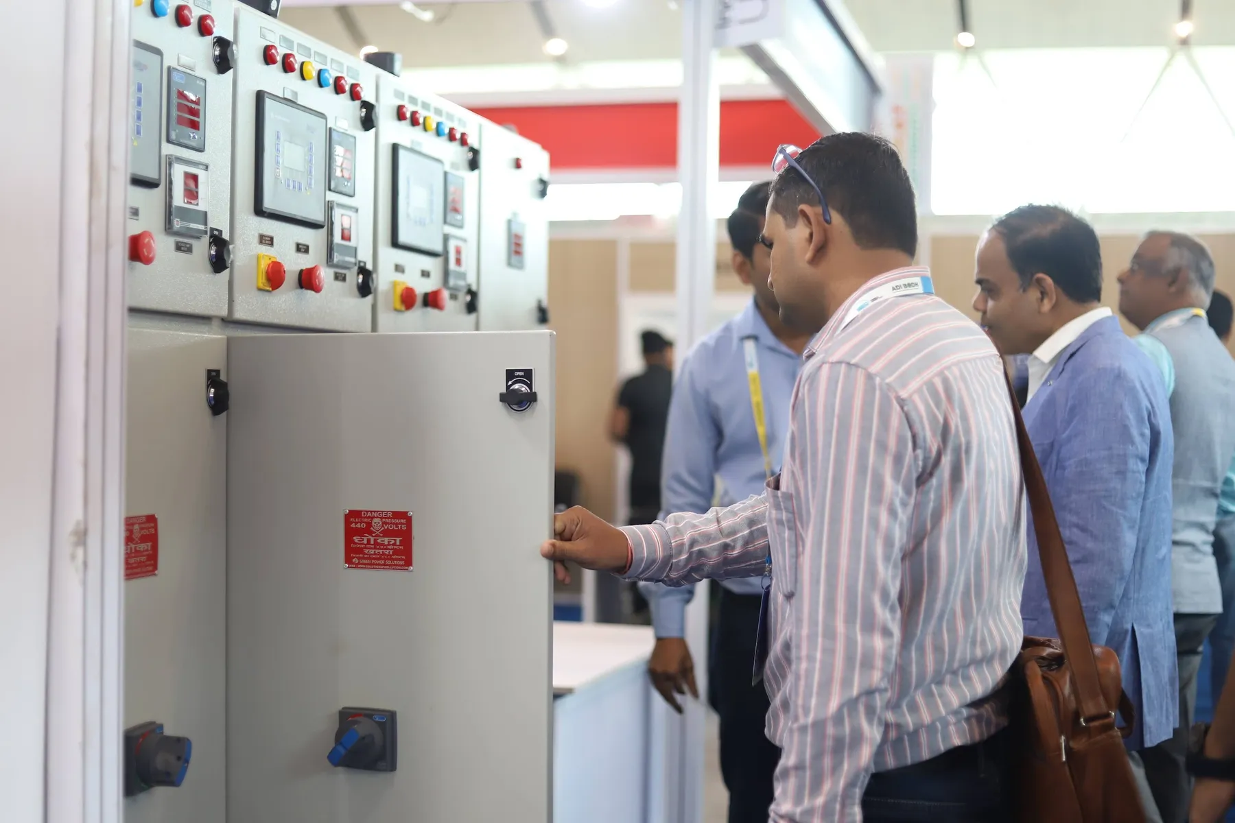 Visitors and exhibitors connecting on the 2025 exhibition floor