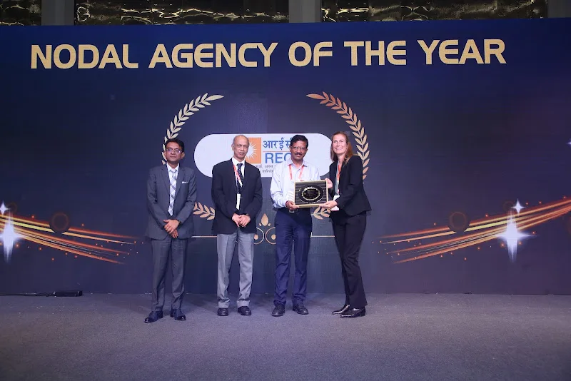 Recipients accept the Nodal Agency of the Year award at the 2024 ceremony