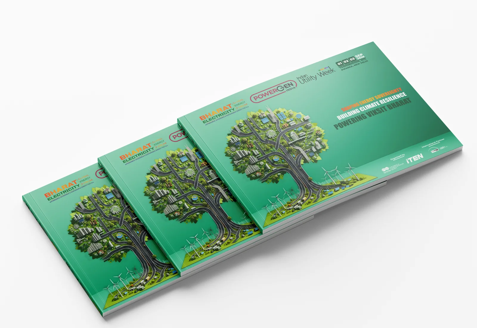 Event brochure artwork published by the organiser