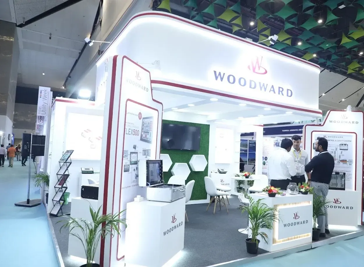 Woodward custom-built exhibition stand supplied as a Raw Space example